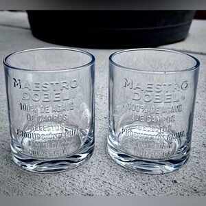 Maestro Dobel Tequila Weighted Base Rocks Glasses, Set of 2